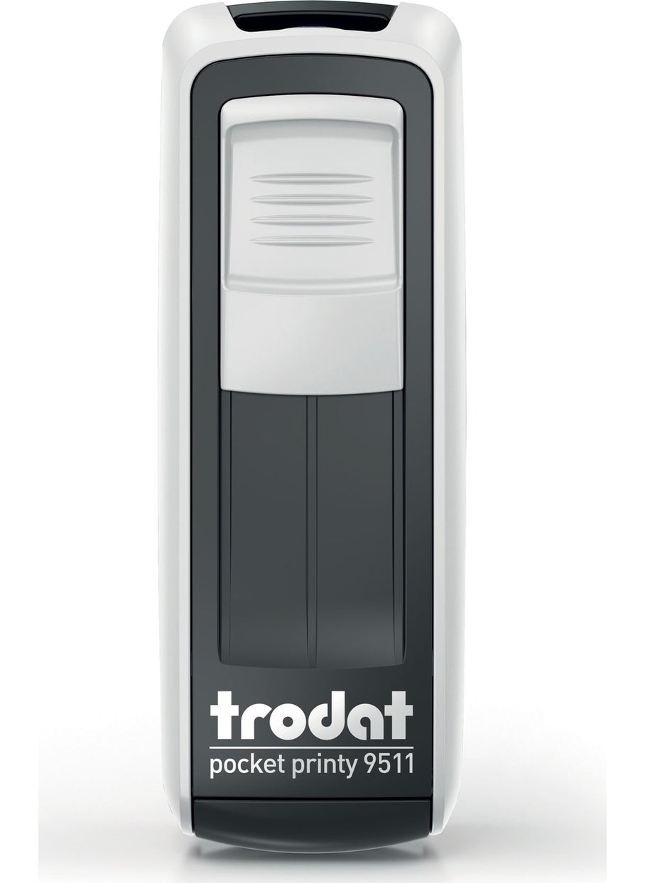 Trodat 9511 Pocket Stamp – Personalized Name and Office Stamp  - Image 1
