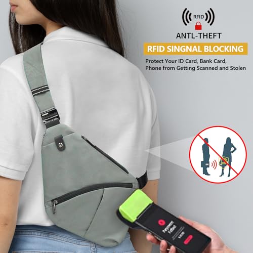 OSOCE Sling Bag for men, Anti Theft Crossbody bags for women - Image 3