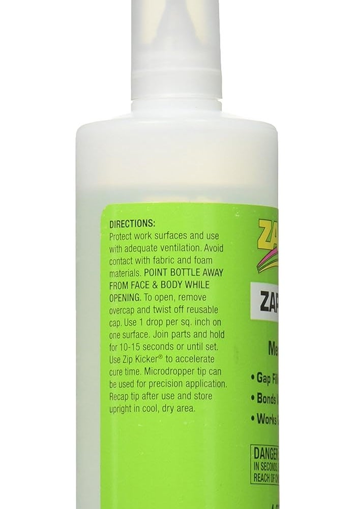 ZAP Pacer Technology ZAP-A-GAP Medium CA+ Adhesive - 4 oz - Image 2