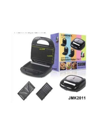 JMK2011 JMK2011 1500W 3 in 1 Multifunctional Sandwich Maker