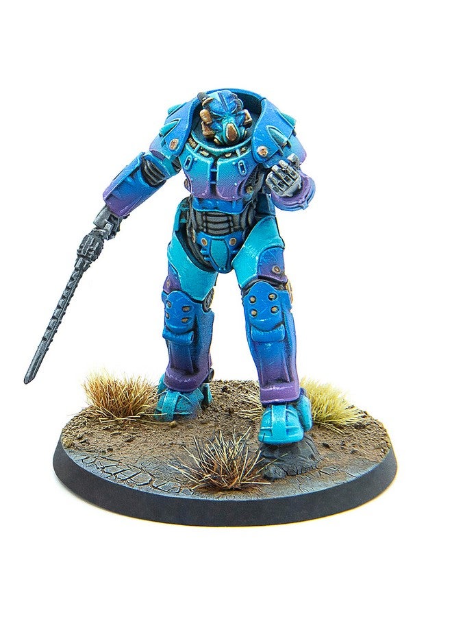 Modiphius Entertainment: Fallout: Wasteland Warfare - Unaligned: X-01 Power Armor - 3 Figures, Unpainted Miniatures, Scenic Bases, Tabletop Miniatures - Image 4