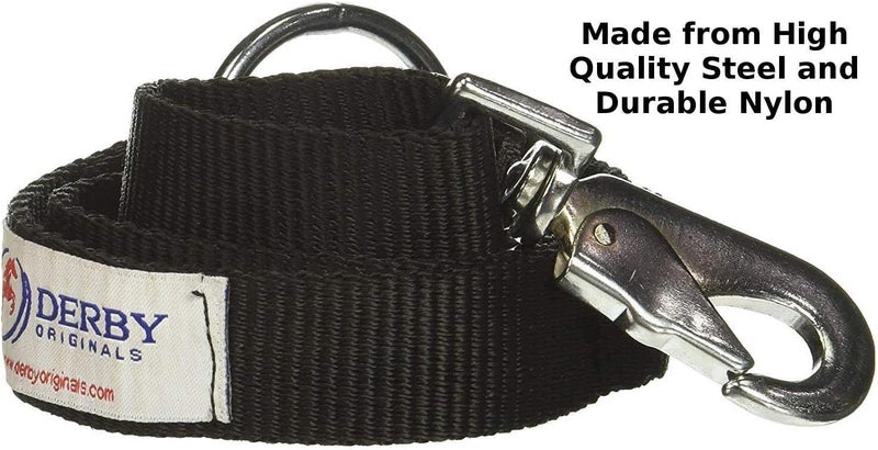 Paris Tack Derby Originals Heavy Duty Adjustable 30” Nylon Hanging Bucket Straps for Water and Feed Buckets - Available in 16 Colors and Patterns (Olive Green) - Image 5
