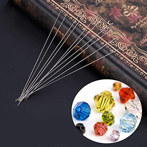 Gooday Extra Fine Thin Beading Embroidery Needles 40 Pcs - Long Straight Jewelry Making Needles with Threaders and Sewing Pin Cushion - Image 3