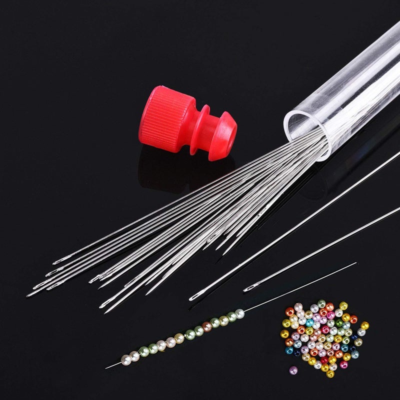 Gooday Extra Fine Thin Beading Embroidery Needles 40 Pcs - Long Straight Jewelry Making Needles with Threaders and Sewing Pin Cushion - Image 4