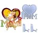 Tone Fun Heart Shape I Love Mom Resin Mold for Picture Frame for DIY Picture Frame Display Unique Mold Resin Casting Art Crafts Table Home Decor - Image 2