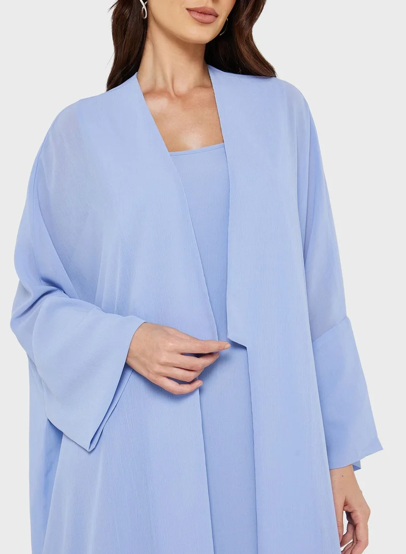 KAYFI Flared Sleeve Abaya