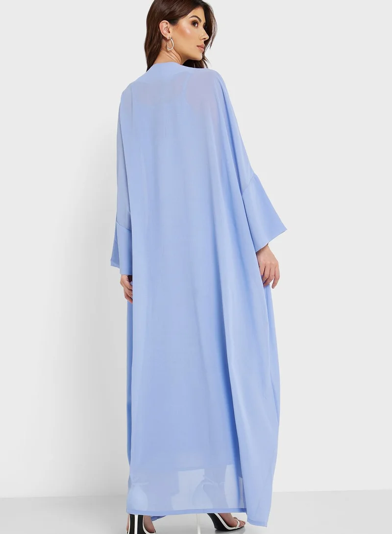 KAYFI Flared Sleeve Abaya