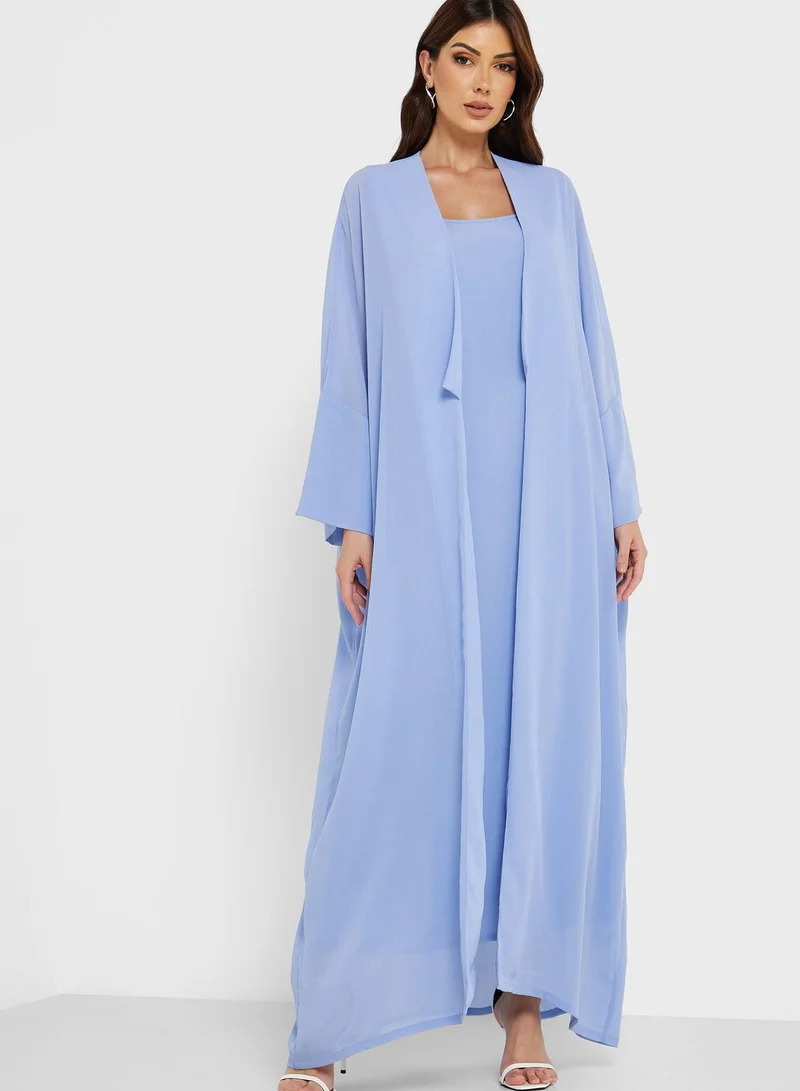 KAYFI Flared Sleeve Abaya