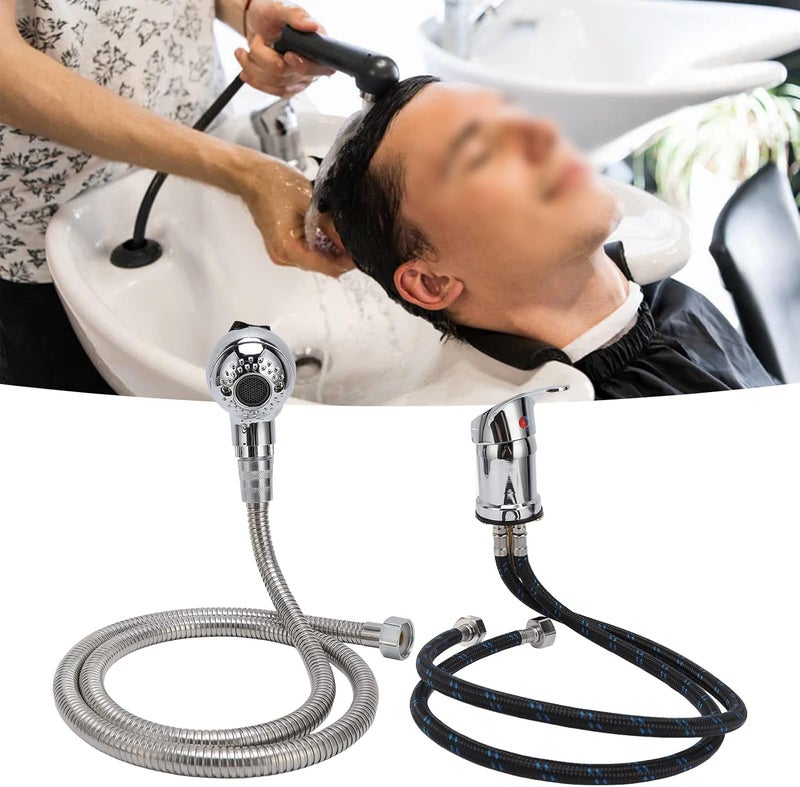 YUYTE Salon Shampoo Bowl Faucet Set Zinc Alloy Material Glossy Finish Prevent Leakage Design Safe for Home and Hair Salon Use - Image 4