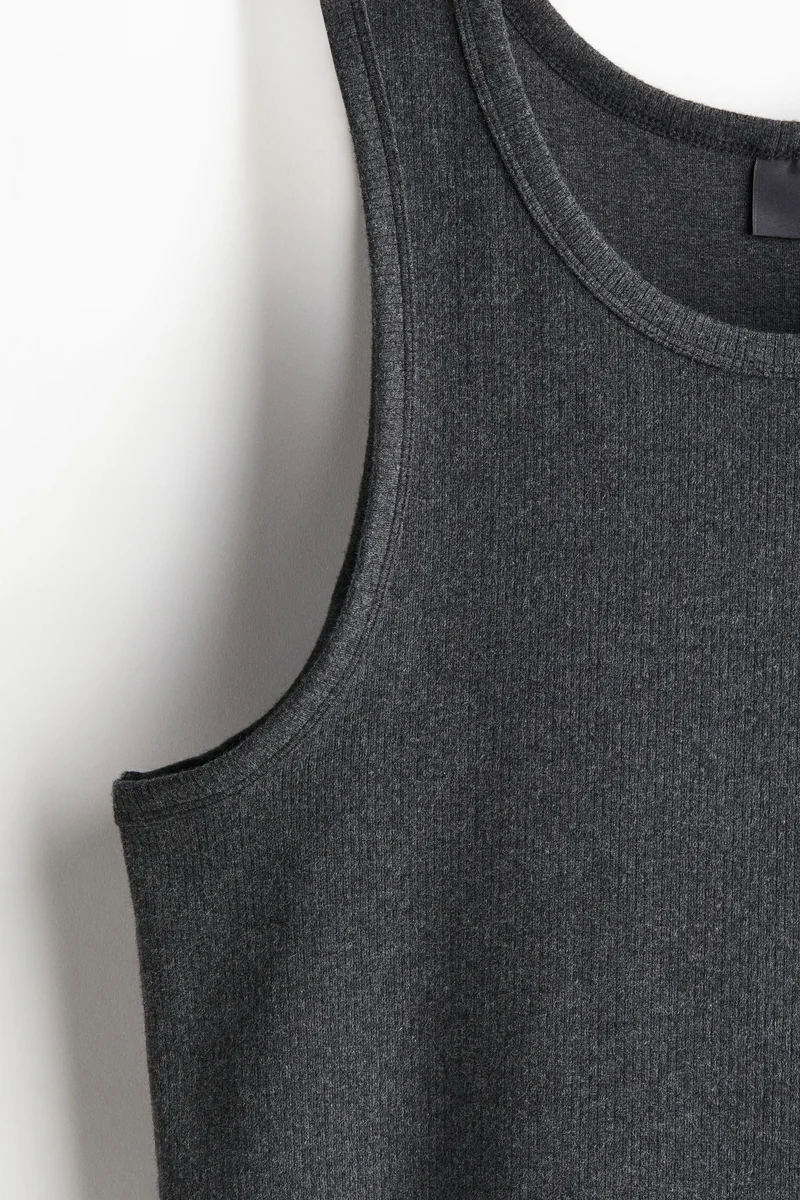 H&M Slim Fit Ribbed vest top
