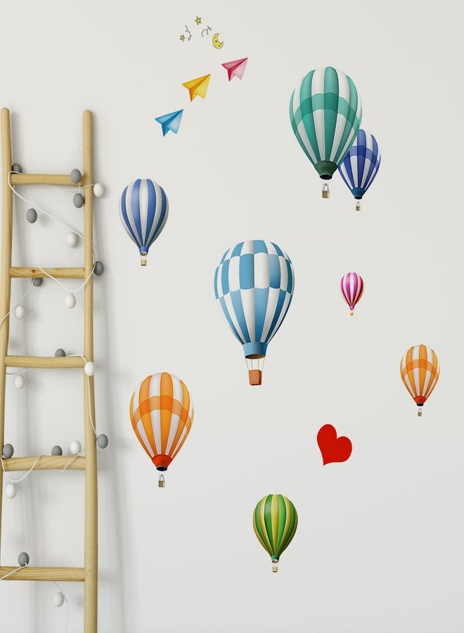 Saomour Hot Air Balloon Wall Decals Hot Air Balloon Wall Decals Stickers Children's Baby Room Kindergarten NurseryWall Decor Pegatinas para Pared - Image 2