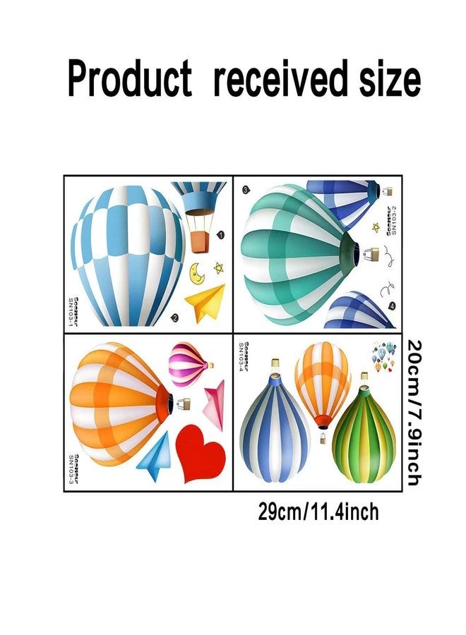 Saomour Hot Air Balloon Wall Decals Hot Air Balloon Wall Decals Stickers Children's Baby Room Kindergarten NurseryWall Decor Pegatinas para Pared - Image 5