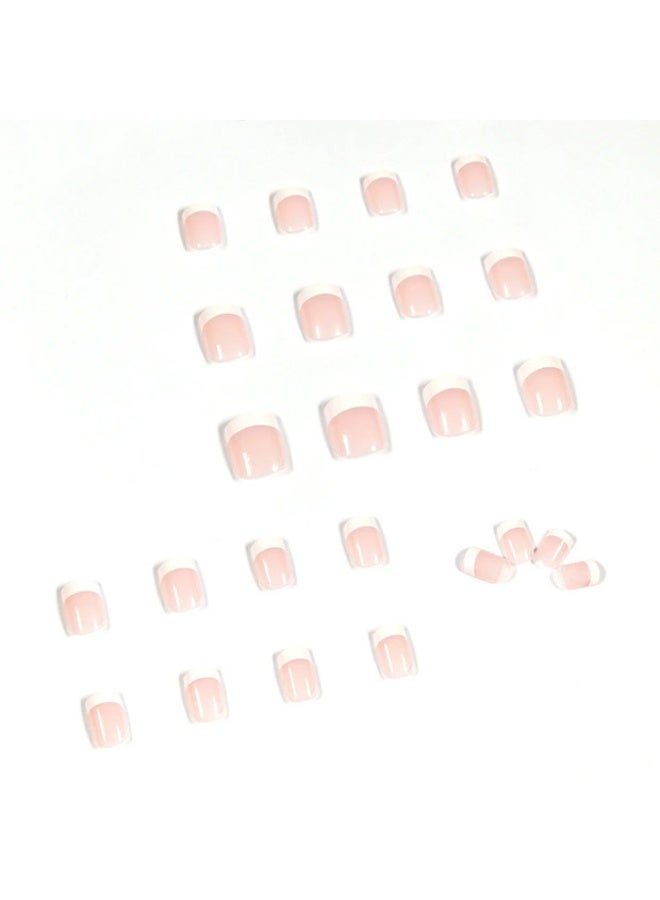 Goolsky Elegant Short French White Minimalist Press - on Nails for a Polished Look - Image 3