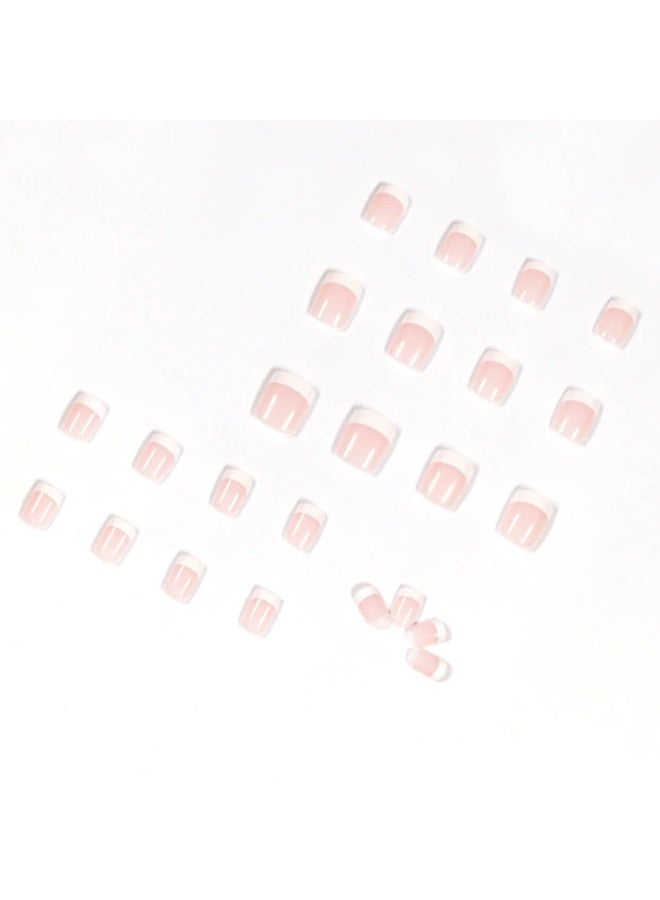 Goolsky Elegant Short French White Minimalist Press - on Nails for a Polished Look - Image 5