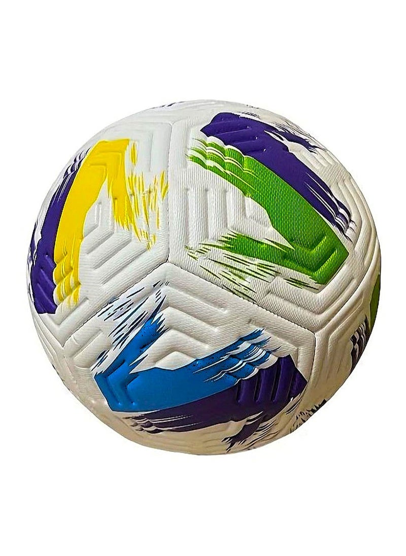 VIO Soccer Ball Size 5 PU Leather Professional Ball with Thermal Bonding for Training Games Official Match Football for Indoor Outdoor Play Birthday Gift Party Favors  - Image 1