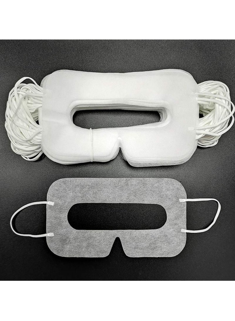 SYOSI Disposable VR Eye Mask for Oculus Quest 2 Skin-Friendly  Breathable  Soft  Comfortable  and Hygienic VR Universal Mask (White 100pcs) - Image 5