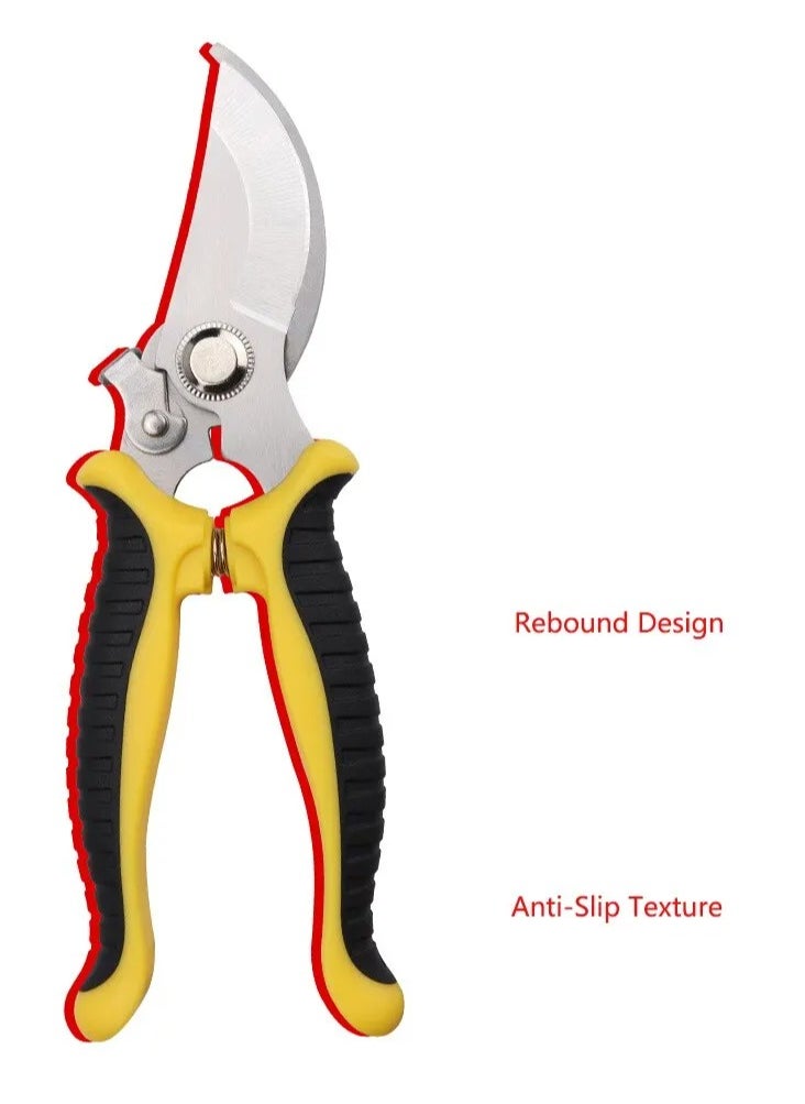 Generic Garden Pruning Shears, Hand Gardening Cutter, Professional Garden Scissors with Stainless Steel Blade,Ultra Sharp Scissors for Trimming, Fruits, Flowers, Plants  - Image 3