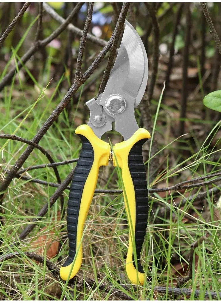 Generic Garden Pruning Shears, Hand Gardening Cutter, Professional Garden Scissors with Stainless Steel Blade,Ultra Sharp Scissors for Trimming, Fruits, Flowers, Plants  - Image 4