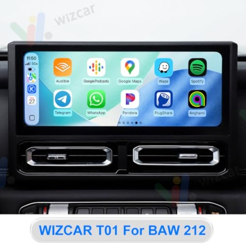 BAW 212 T01 2024-2026 T01 خريطة Google Waze Spotify Music الحل الأصلي للمعلومات والترفيه من Carbit لمركبة BAW للطرق الوعرة - Image 3