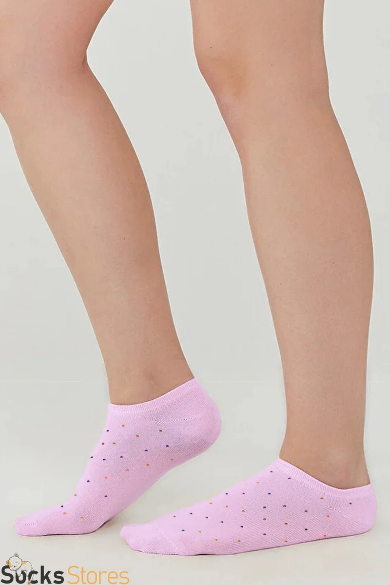 اسينتي Women's Socks Booties Colorful Women's Socks Short Summer Socks 6 Pieces