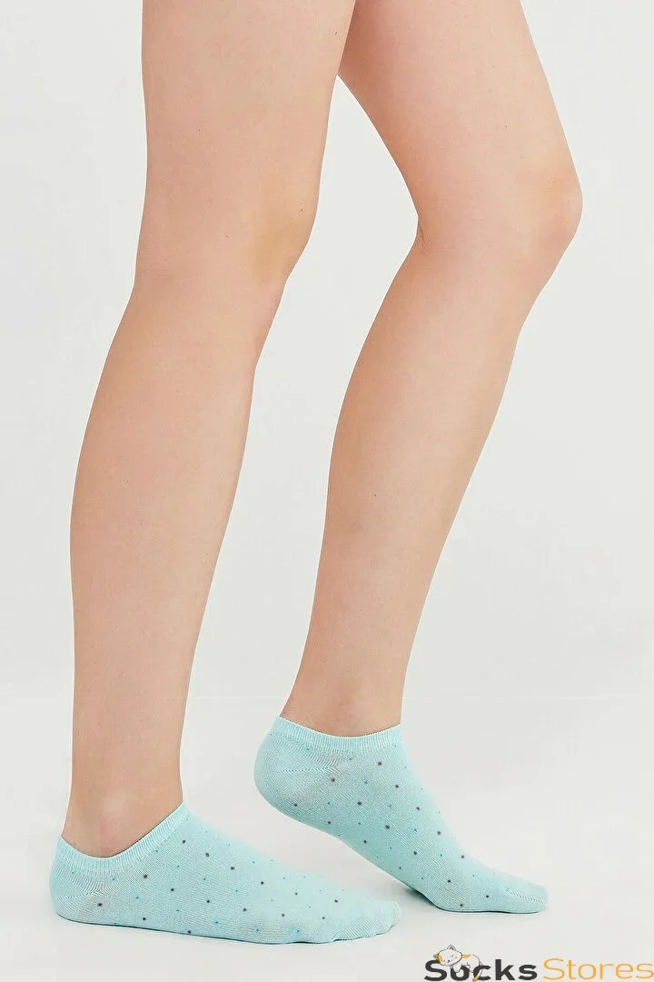 اسينتي Women's Socks Booties Colorful Women's Socks Short Summer Socks 6 Pieces