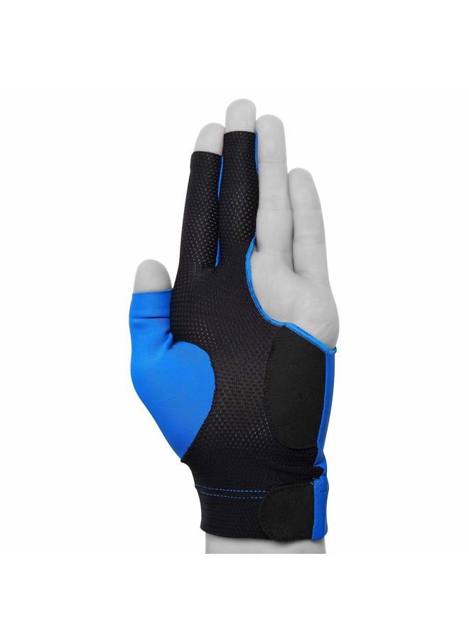 Kamui Billiard GLOVE QuickDry, for LEFT Hand, Blue (XL) - Image 3