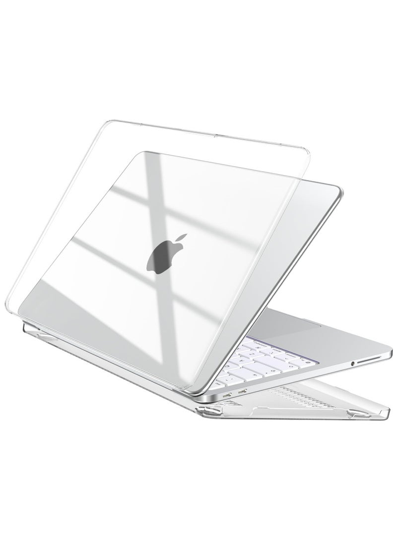 أداندو متوافق مع غطاء MacBook Neo مقاس 13 بوصة 2026 من Apple Mac Laptop A3404 المزود بشريحة A18 Pro وشاشة Liquid Retina مقاس 13 بوصة، غطاء صلب شفاف، غطاء بلاستيكي قابل للتركيب بالضغط (شفاف) - Image 1