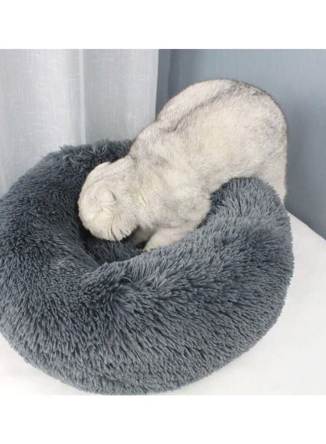 XiuWoo Plush Pet Bed Grey 31x17x31cm - Image 3