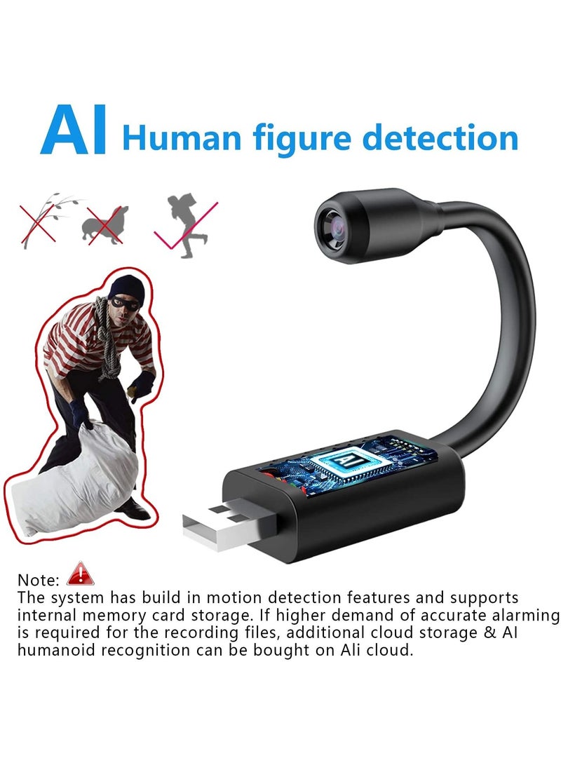 MUNTAQI Mini Hidden Camera Wireless 1080P HD – Smallest Portable Security Cam with Night Vision & Motion Detection – Camera for Home, Office, Car, Indoor & Outdoor - Image 4