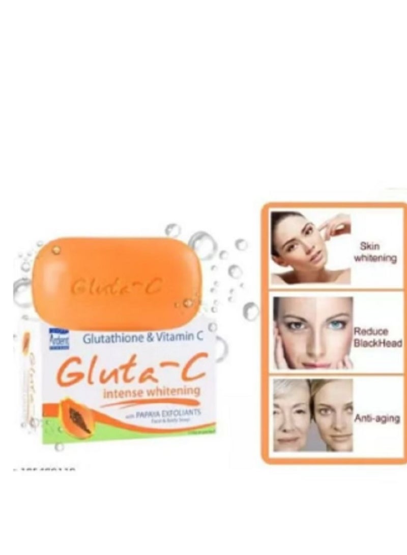 غلوتا سي صابون مقشر البابايا للتفتيح المكثف 135 جرام - Image 2