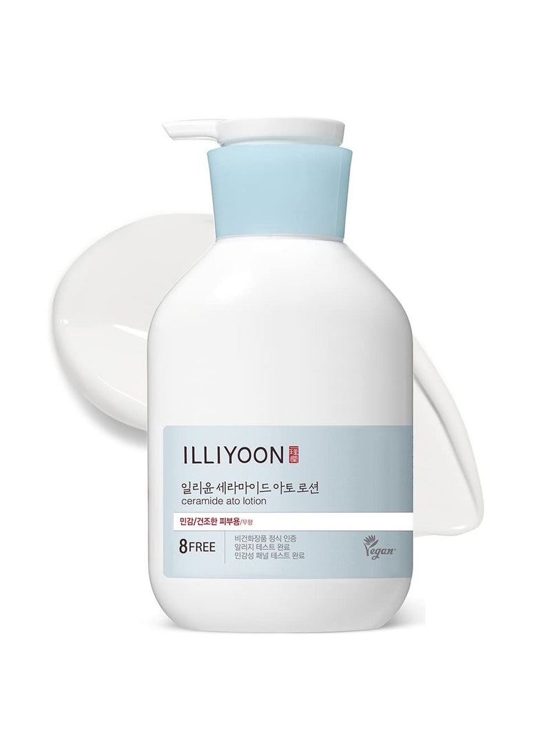 Illiyoon Ceramide Ato Lotion 528ml(17.85oz) | Daily Moisturizing Lotion for All Skin Types | Deep Moisturizing and Soothing Effect | Korean Skin Care - Image 1