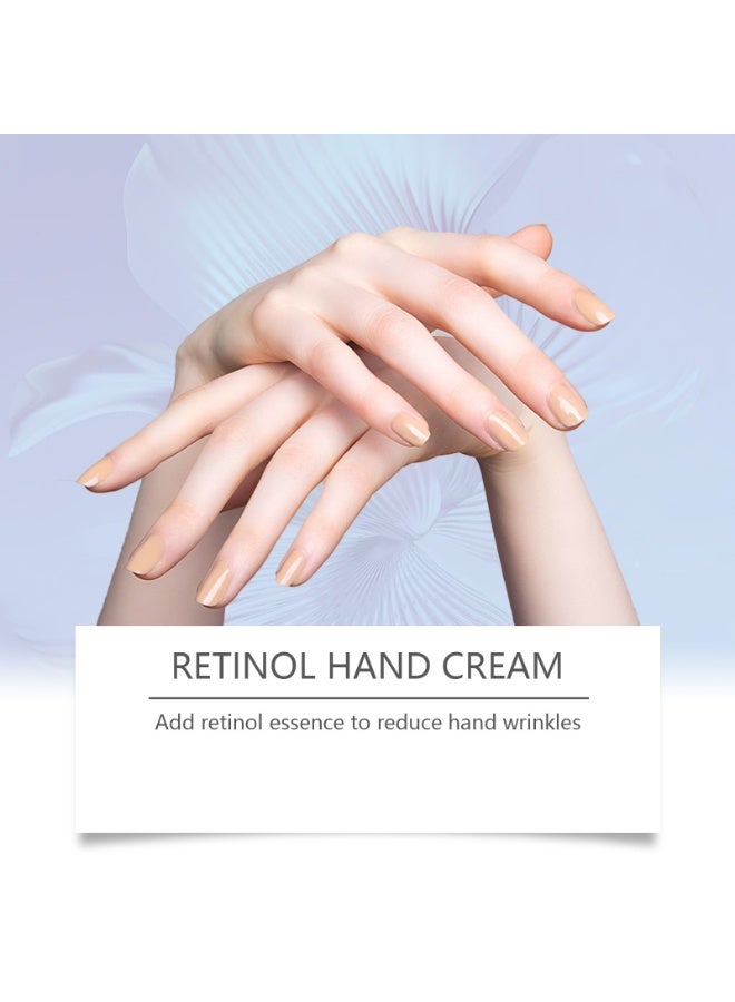 OUHOE Retinol Anti-Aging Hand Cream, Mineral Hand Moisturizer with Retinol, Shea Butter and Collagen, for Younger Looking Hands, Soft Smooth Skin, Nails & Cuticles 50G - Image 4