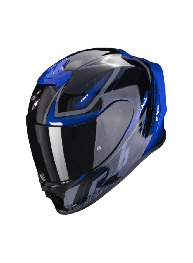 SCORPION EXO-R1 EVO AIR GAZ Metal Black-Blue XL