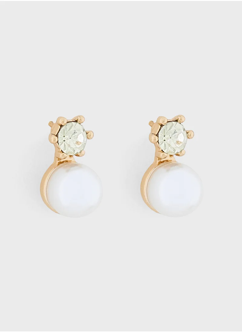 ELLA Pearl Stud Earrings