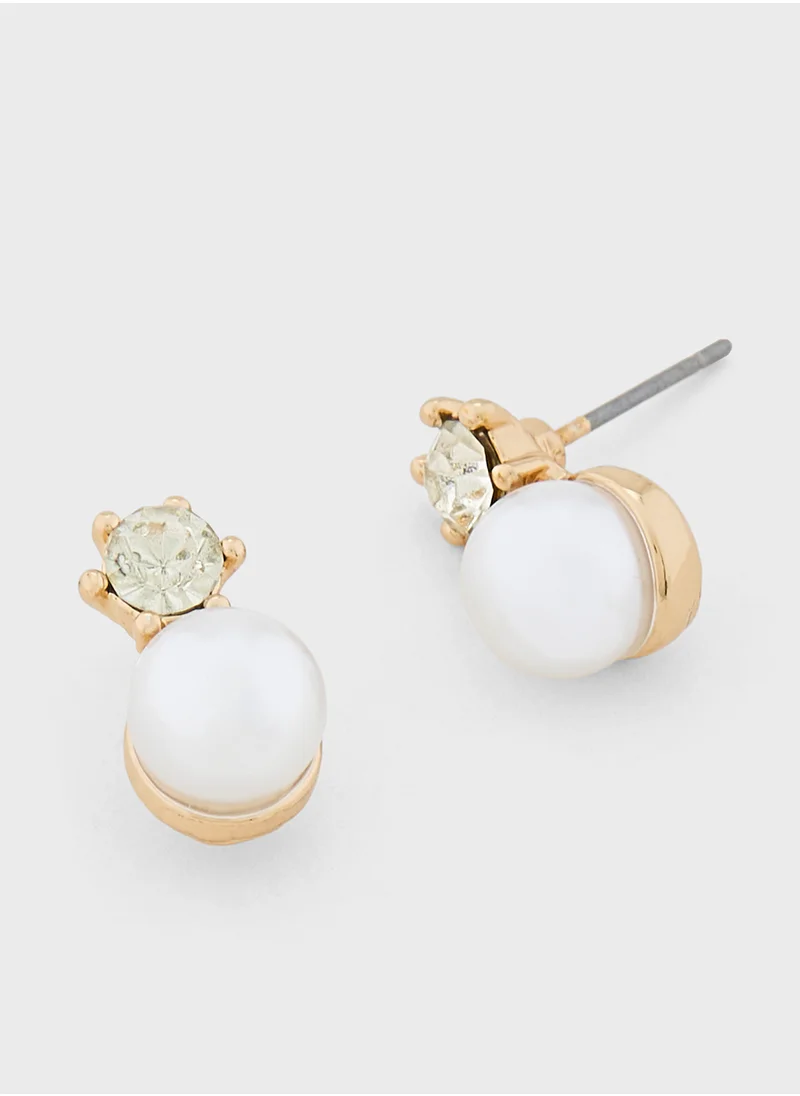 ELLA Pearl Stud Earrings
