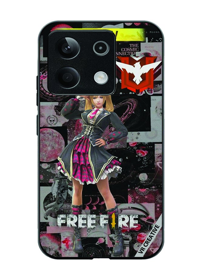 VR CREATIVE Protective Case Cover For Xiaomi Poco X6 Free fire Design Multicolour - Image 1