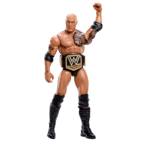 WWE ذا روك أبطال الحدث الرئيسي 5 تمثال مصارعة ألعاب - Image 3