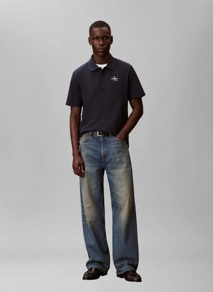 Calvin Klein Jeans  Casual Monologo Polo for Men | Best Price UAE