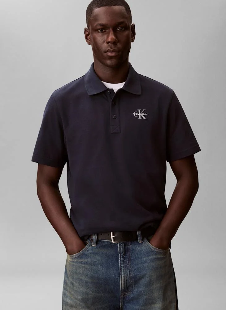 Calvin Klein Jeans  Casual Monologo Polo for Men | Best Price UAE