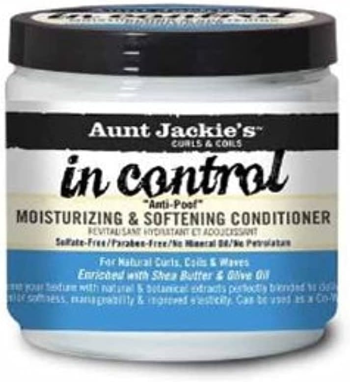 Aunt Jackie's in control 9oz  AntiPoof Moisturizing & Softening Conditioner - Image 1