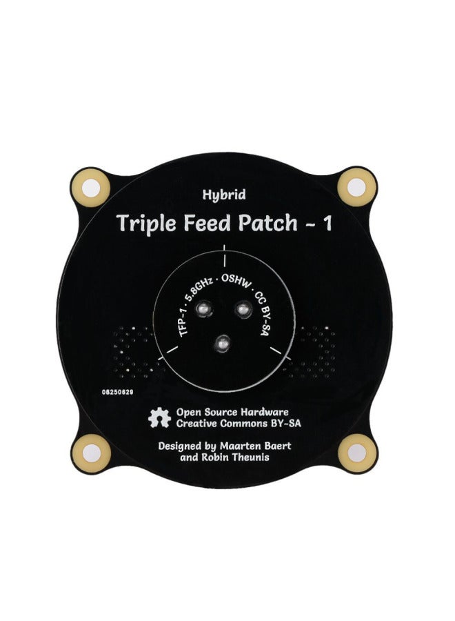 Triple Feed Patch-1 5.8G Image Transmission Antenna 8dBi Circular Polarization Compatible Fat Shark SKYZONE-Color:Rp-sma Inner Hole - Image 4
