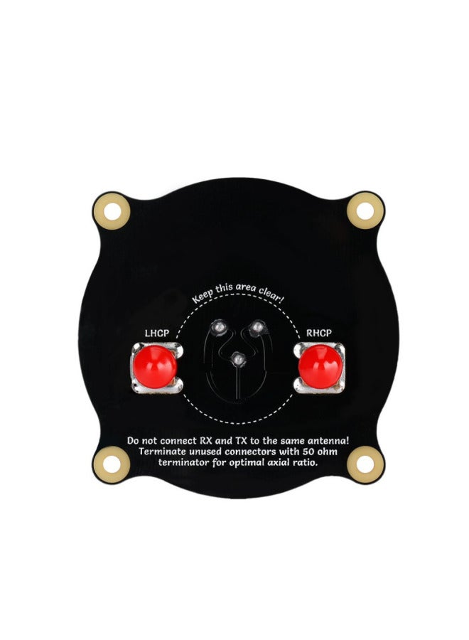 Triple Feed Patch-1 5.8G Image Transmission Antenna 8dBi Circular Polarization Compatible Fat Shark SKYZONE-Color:Rp-sma Inner Hole - Image 3