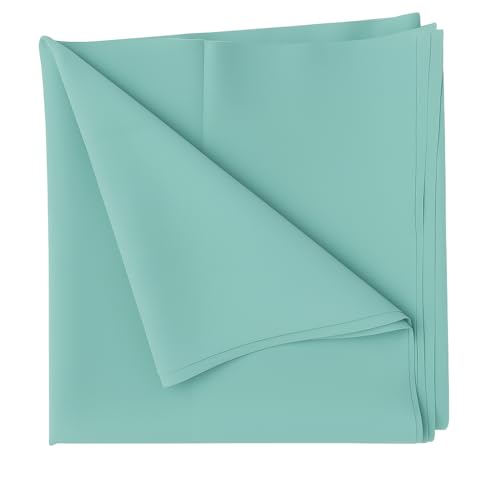 PENTAMED Ultra Soft Rubberised Textile Fabric Sheet | Waterproof, Washable, Reusable Mattress Protector for Adults, Toddlers & Babies | Non-Absorbent Bed, Sofa & Crib Protection. (Green, 1 x 1 Meter) - Image 1