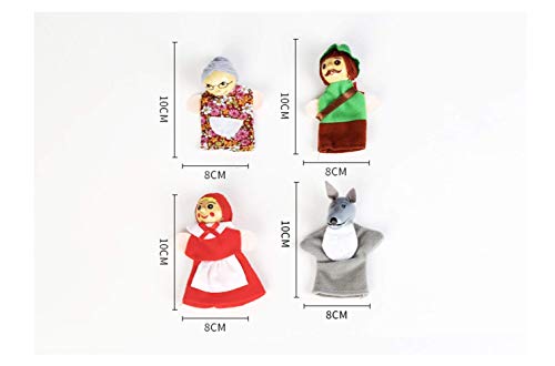 DIY-SCIENCE 3 Little Pigs and Wolf Finger Puppets Story Telling Toy for Toddler Kids, Three Little Pigs Puppet Costume for Parent Child Interaction Classroom Role Playing Theater - Image 3