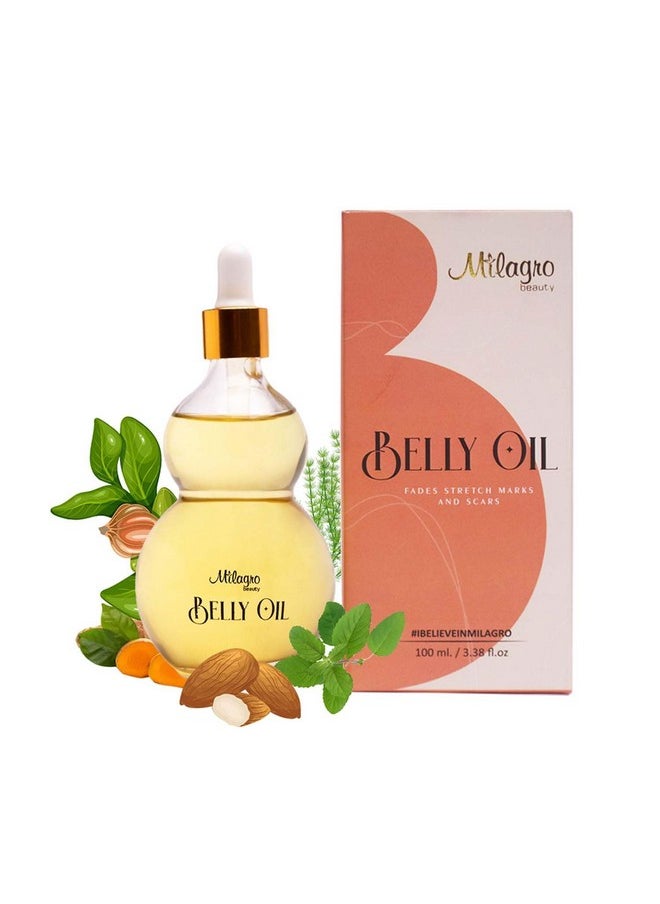 Milagro Beauty - Belly Oil Fades Stretch Marks And Scars Revealing Smooth And Radiant Skin Unlock Confidence And Embrace The Beauty Of Motherhood - Image 1