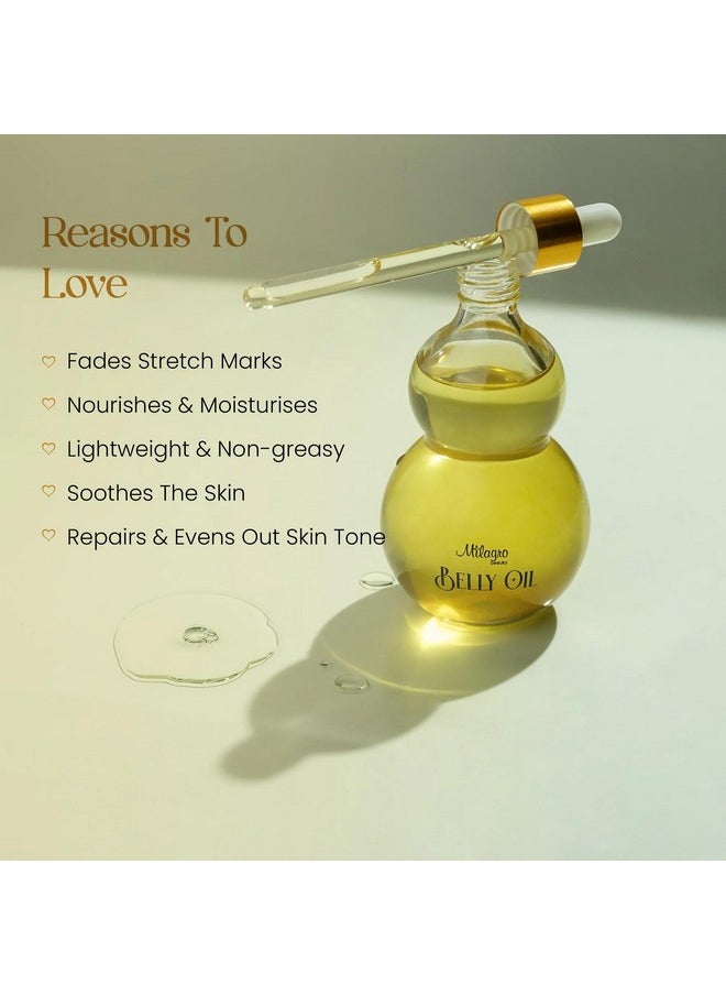 Milagro Beauty - Belly Oil Fades Stretch Marks And Scars Revealing Smooth And Radiant Skin Unlock Confidence And Embrace The Beauty Of Motherhood - Image 1