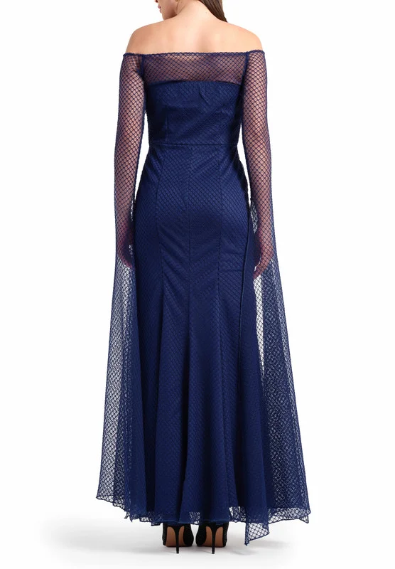 Amri Off Shoulder Gown Dress