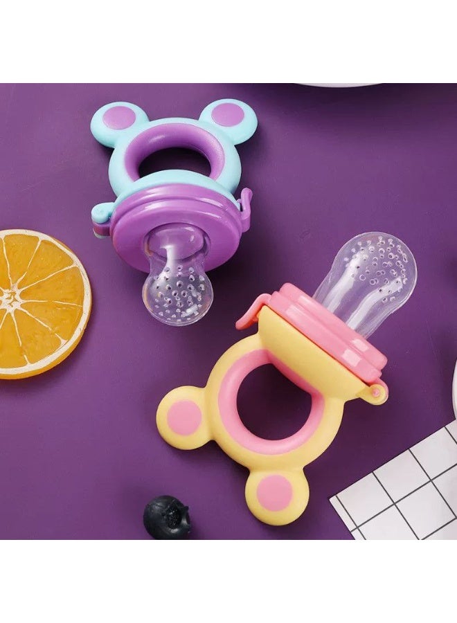 Soft silicone fruit teether, BPA-free, for babies - Image 3