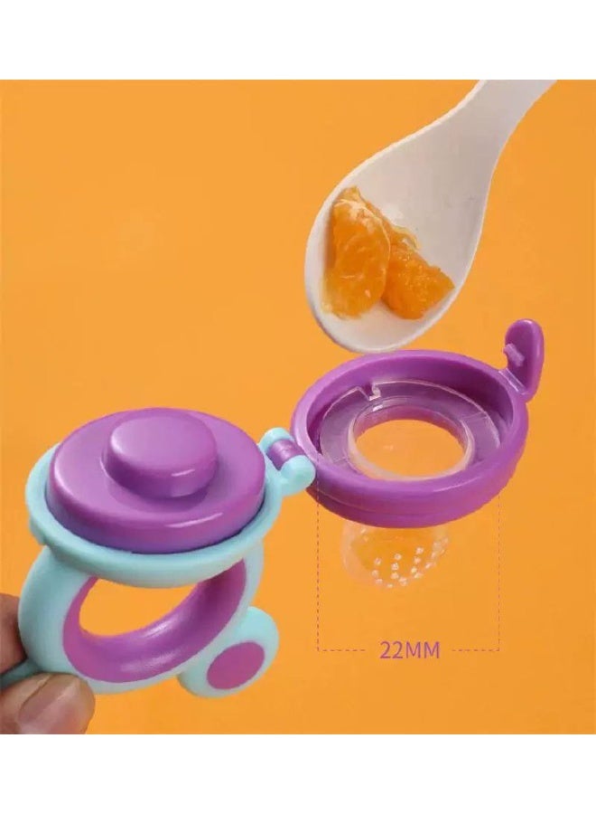Soft silicone fruit teether, BPA-free, for babies - Image 4