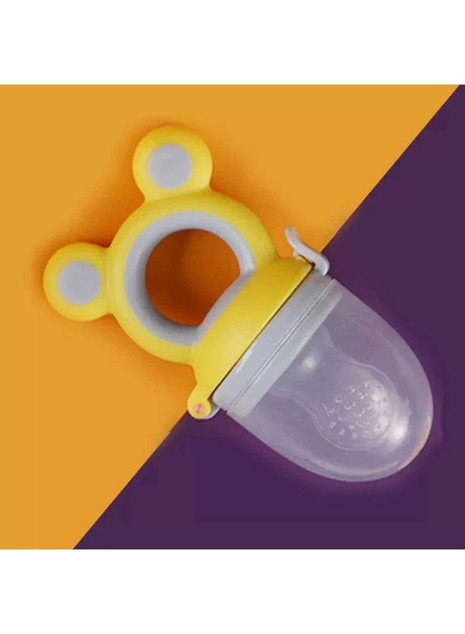 Soft silicone fruit teether, BPA-free, for babies - Image 1
